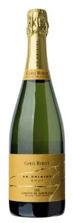 GIRO RIBOT SL Ab Origen, White, NV, Cava. Bottle image