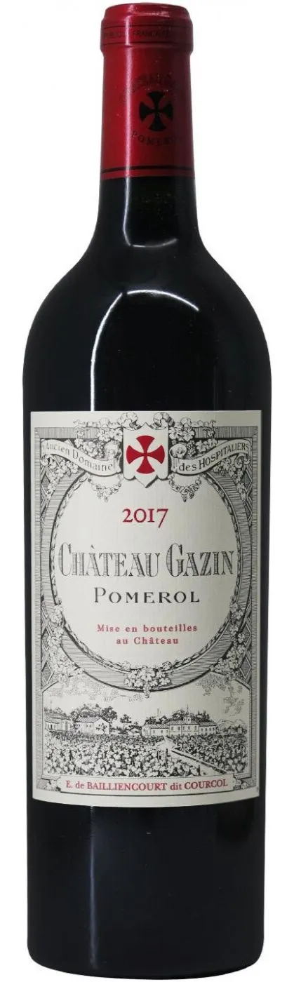 GFA CHATEAU GAZIN (POMEROL) CHATEAU GAZIN, Rouge, 2017, Pomerol. Image de la bouteille