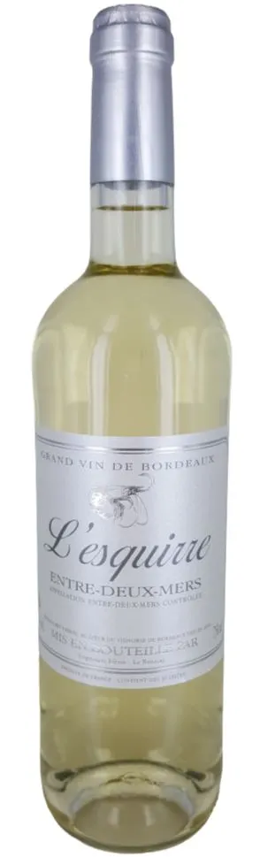 ETABLISSEMENTS SEIGNOURET FRERES (BORDEAUX) L'Esquirre, Weiß, 2021, Entre-deux-Mers. Flaschenabbildung