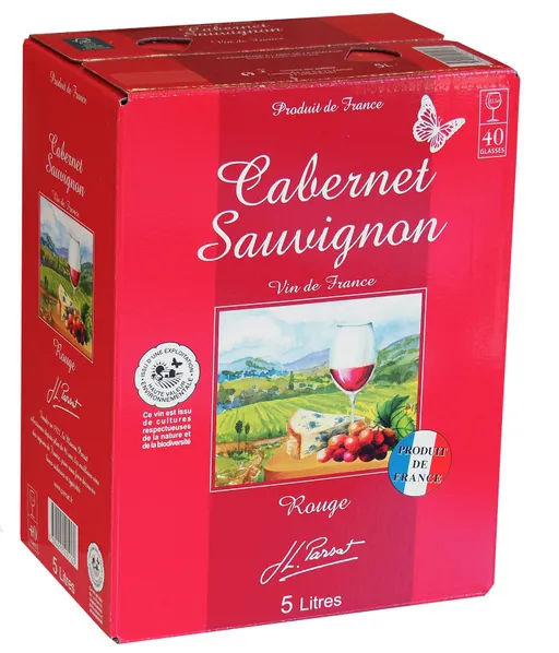 SARL VIGNOBLES PARSAT JL PARSAT, Cabernet Sauvignon, Rouge, NV. Image de la bouteille