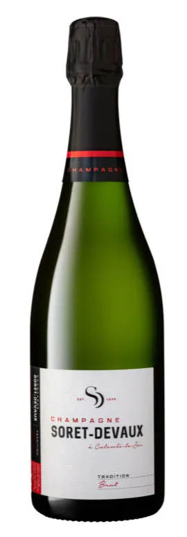 GAEC SORET-DEVAUX TRADITION, Blanc, NV, Champagne. Image de la bouteille