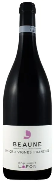 DOMINIQUE LAFON, Rosso, 2017, Beaune premier cru Les Vignes Franches. Immagine della bottiglia
