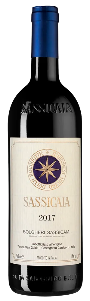 Tenuta San Guido Sassicaia, Red, 2017, Bolgheri Sassicaia. Bottle image