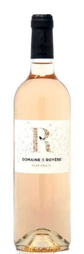 Domaine de la Royère Rosé Fruité, Rosato, 2021, Méditerranée. Immagine della bottiglia