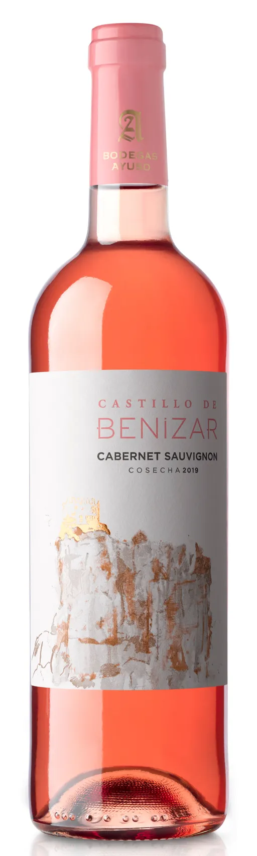 BODEGAS AYUSO SL Castillo De Benizar, Cabernet Sauvignon, Rosé, 2022, La Mancha. Bottle image