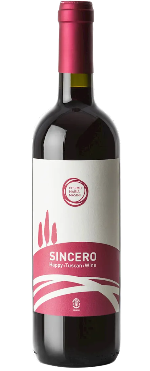 TENUTA DI POGGIO S.R.L. SOCIETA' AGRICOLA COSIMO MARIA MASINI, Sincero, Red, 2021, Toscano / Toscana. Bottle image