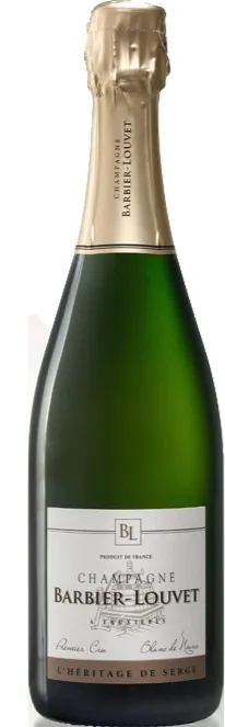 EARL BARBIER LOUVET Héritage de Serge, Bianco, NV, Champagne premier cru. Immagine della bottiglia