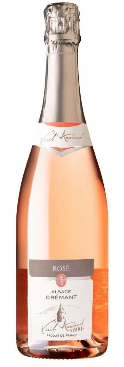 Vieil Armand, Rosé, NV, Crémant d’Alsace. Flaschenabbildung