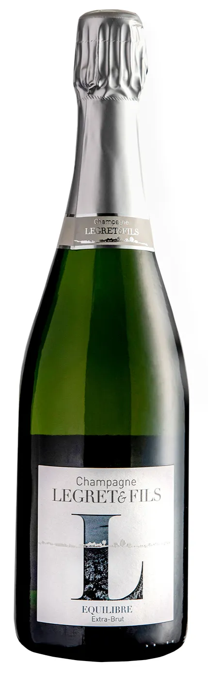Champagne Legret & Fils Equilibre, White, NV, Champagne. Bottle image