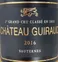 Château Guiraud, Premier Grand Cru Classé, Blanc, 2016, Sauternes. Étiquette
