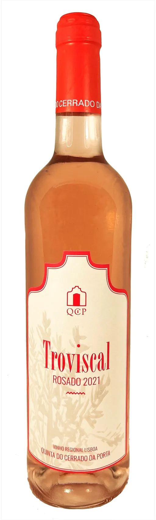 Cerrado da Porta, Lda Troviscal, Rosato, 2021, Lisboa. Immagine della bottiglia