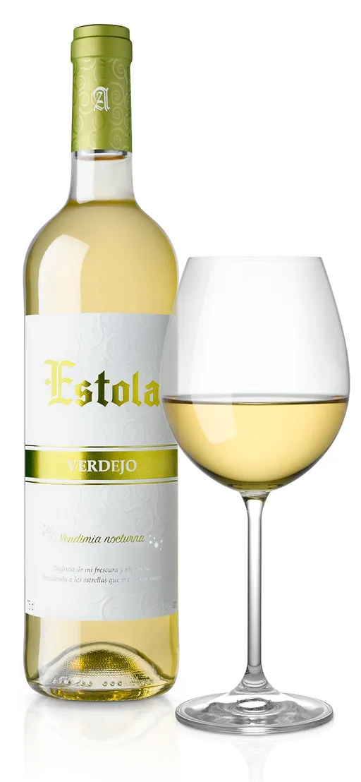 BODEGAS AYUSO SL Estola, Verdejo, Blanco, 2022, La Mancha. Imagen de botella