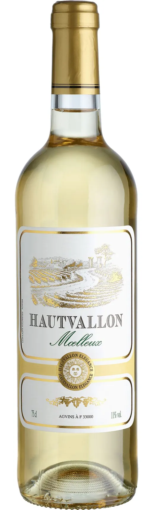 Alain Goignard Hautvallon, Bianco, 2017. Immagine della bottiglia