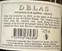 Delas Frères Domaine Des Tourettes, Blanc, 2020, Hermitage ou Ermitage ou l'Hermitage ou l'Ermitage. Contre-étiquette
