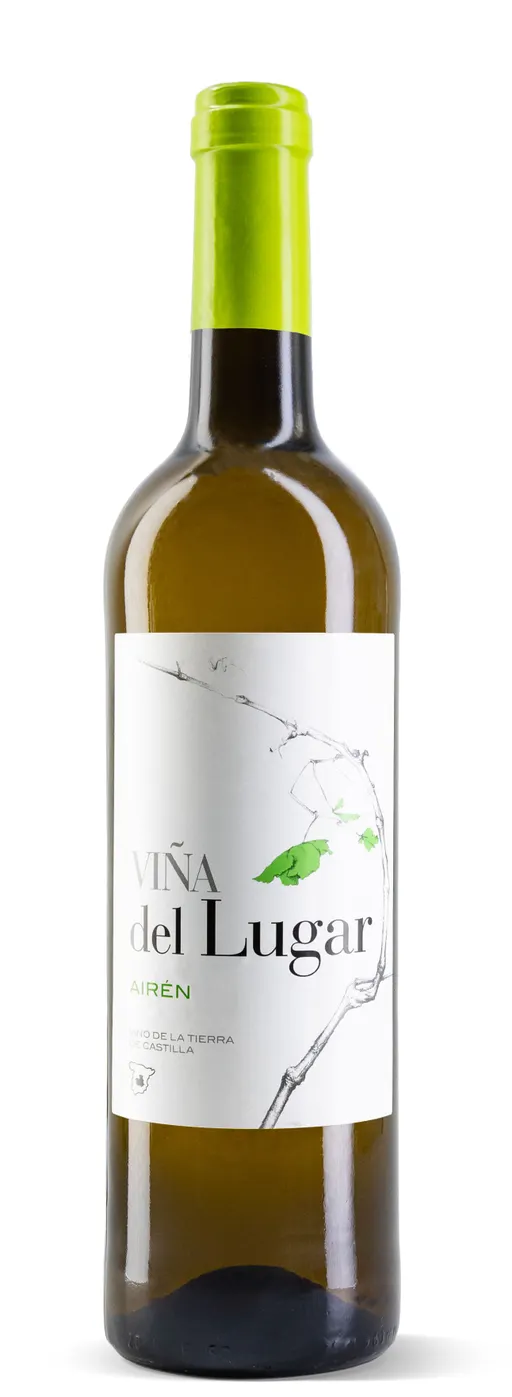 VINICOLA DE VALDEPEÑAS VIÑA DEL LUGAR, Airén, Weiß, NV, Castilla. Flaschenabbildung