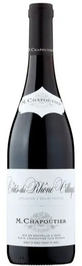 M. Chapoutier, Red, 2021, Côtes du Rhône Villages. Bottle image