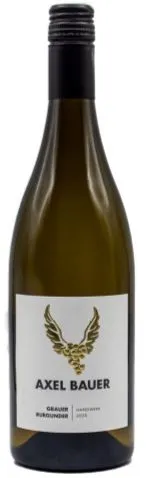 Axel Bauer, Grauburgunder Handwerk, Weiß, 2020, Badischer Landwein. Flaschenabbildung