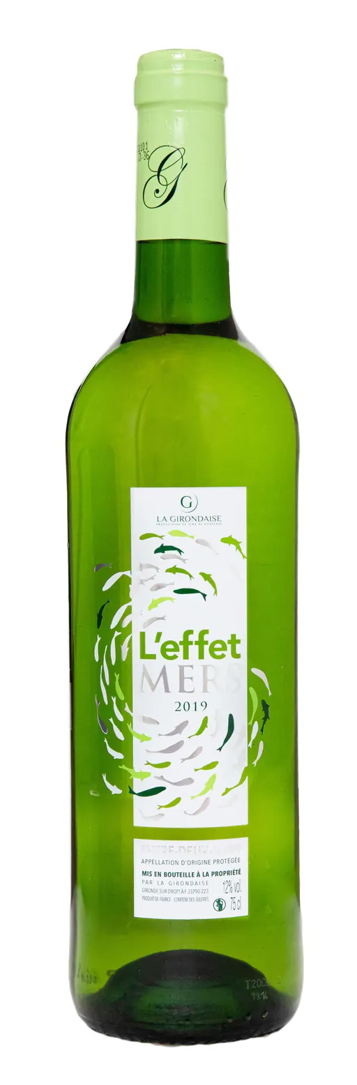 CAVE COOPERATIVE VINICOLE LA GIRONDAISE L'EFFET MERS, White, 2021, Entre-deux-Mers. Bottle image