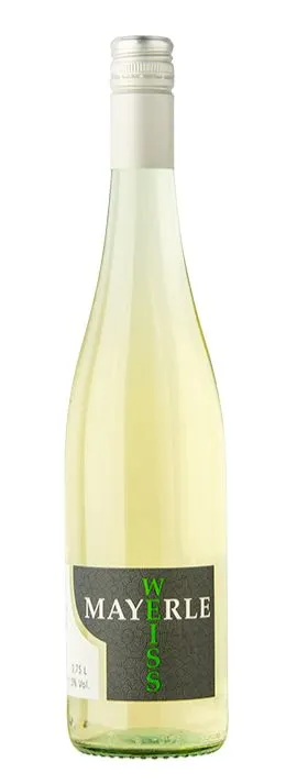 Weingut Mayerle, MAYERLE WEISS FEINHERB, Blanco, 2019, Württemberg. Imagen de botella
