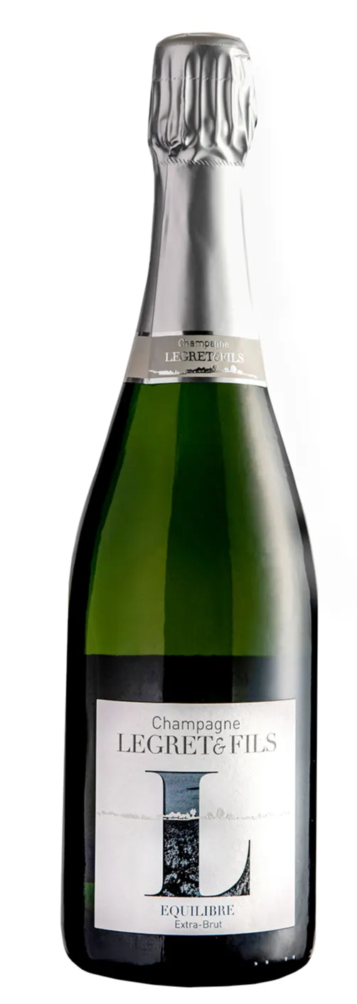 Champagne Legret & Fils Equilibre, White, NV, Champagne. Bottle image