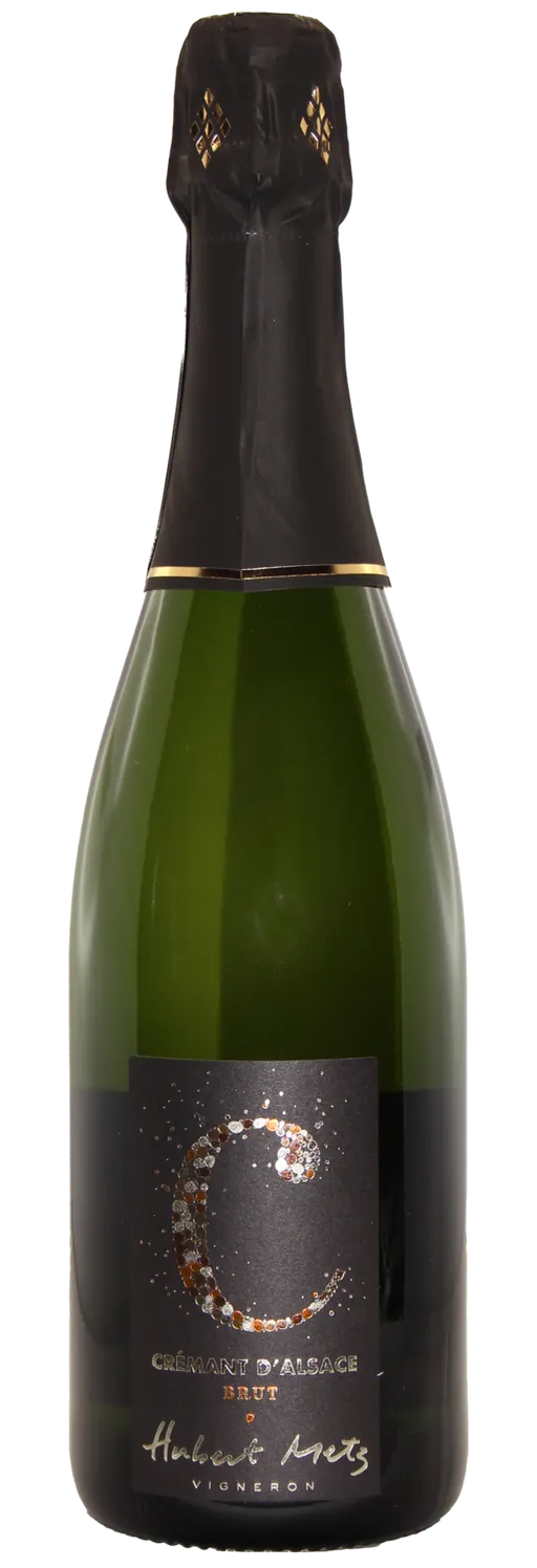 Domaine Hubert METZ, White, 2017, Crémant d’Alsace. Bottle image