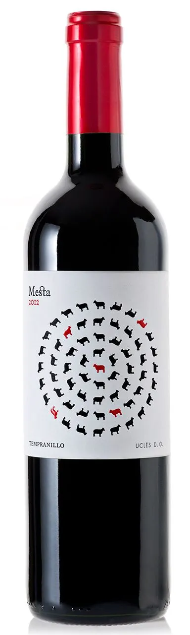 Peninsula Vinicultores Mesta, Tempranillo, Tinto, 2012, Uclés. Imagen de botella
