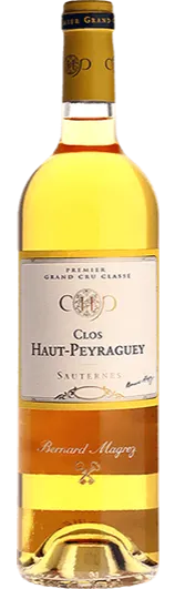 BERNARD MAGREZ - CLOS HAUT PEYRAGUEY Clos Haut-Peyraguey, Premier Grand Cru Classé, Blanc, 2014, Sauternes. Image de la bouteille