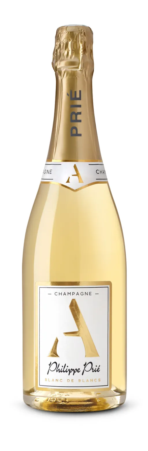 SARL CHAMPAGNE PRIÉ CHAMPAGNE PHILIPPE PRIÉ, Alba, Blanc, NV, Champagne. Image de la bouteille