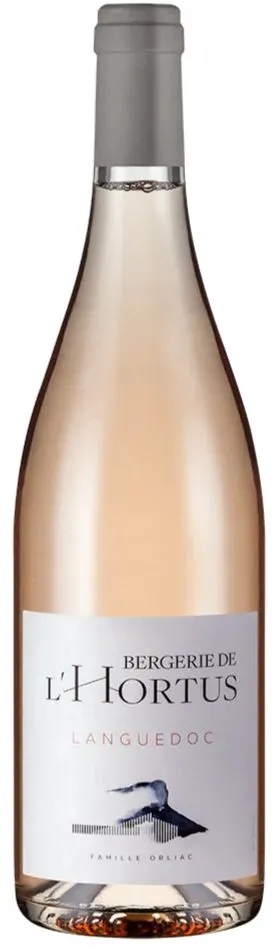 EARL VIGNOBLE ORLIAC (VALFLAUNES) Bergerie De L'Hortus, Rosato, 2021, Languedoc. Immagine della bottiglia