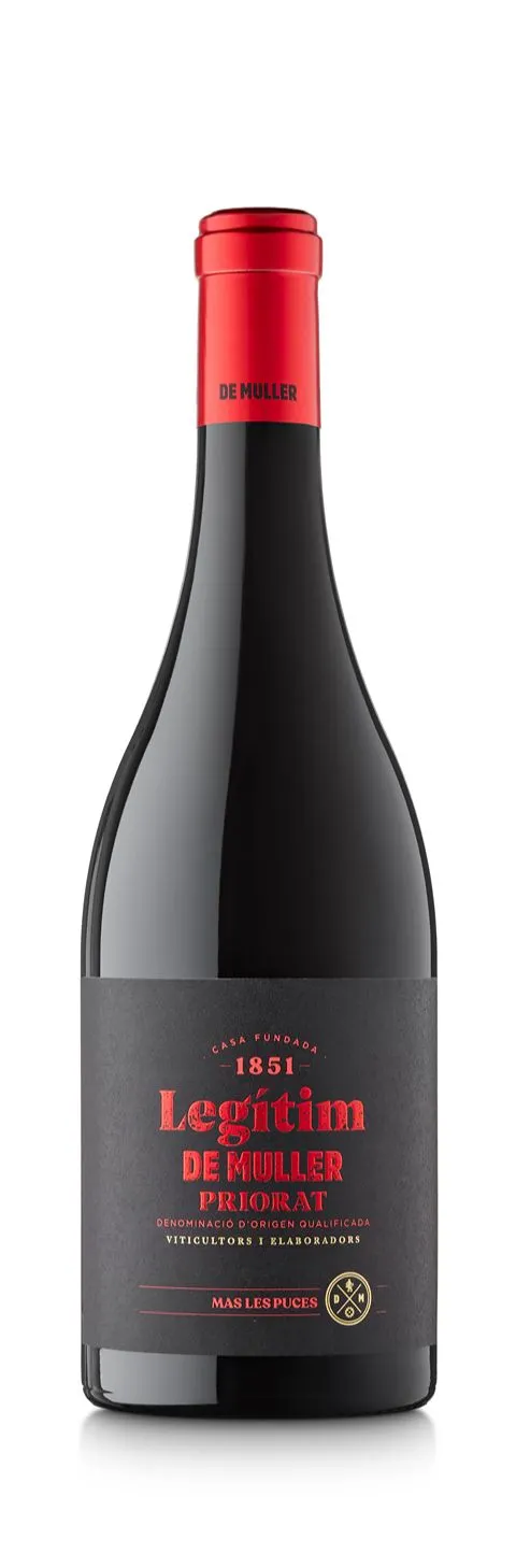 De Muller Legitim, Rot, 2019, Priorat / Priorato. Flaschenabbildung