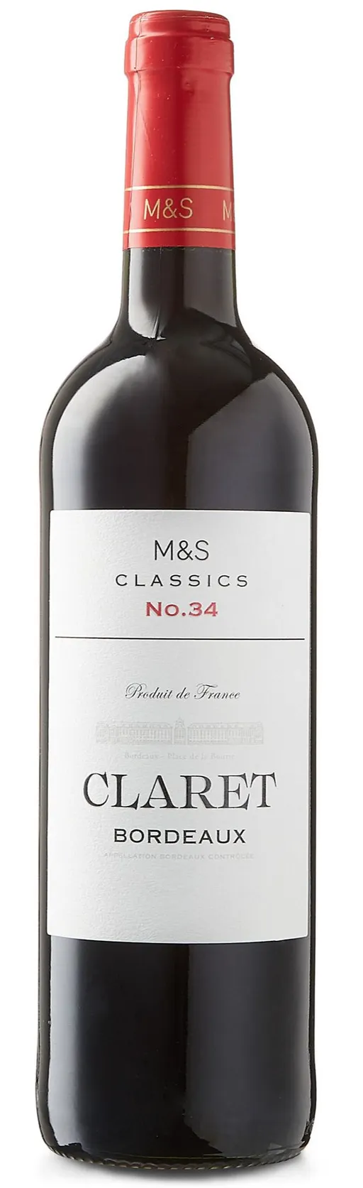 MAISON SICHEL (BORDEAUX) M&S CLASSICS, No.34 Claret, Rouge, 2021, Bordeaux. Image de la bouteille
