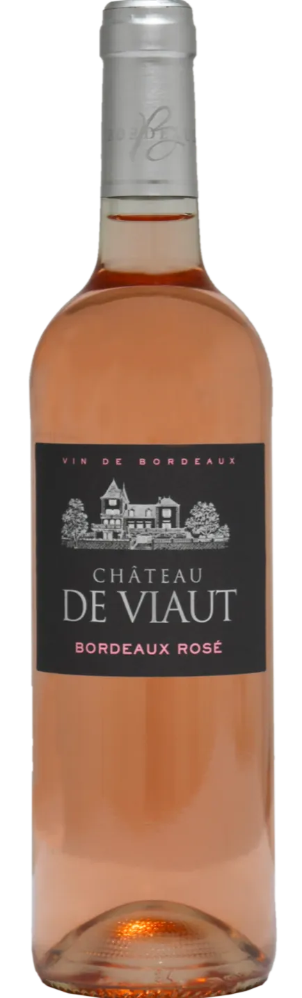 VIGNOBLES BOUDAT CIGANA CHÂTEAU DE VIAUT, Rosé, 2020, Bordeaux. Image de la bouteille
