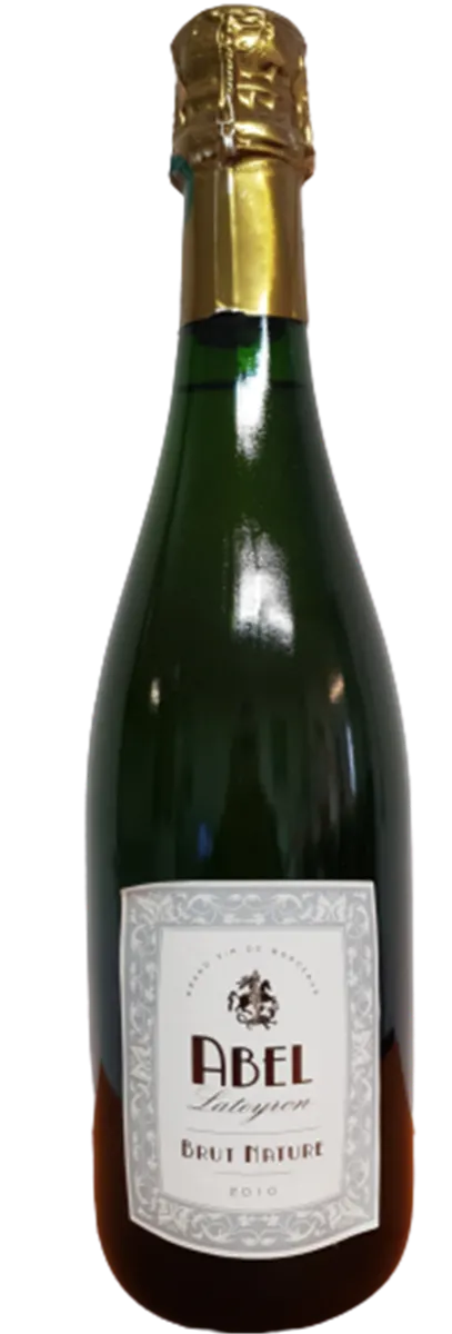 Lateyron Abel, White, 2010, Crémant de Bordeaux. Bottle image