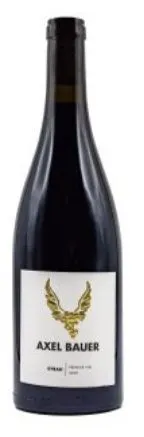 Axel Bauer, Syrah Premier Vin, Rosso, 2019, Badischer Landwein. Immagine della bottiglia