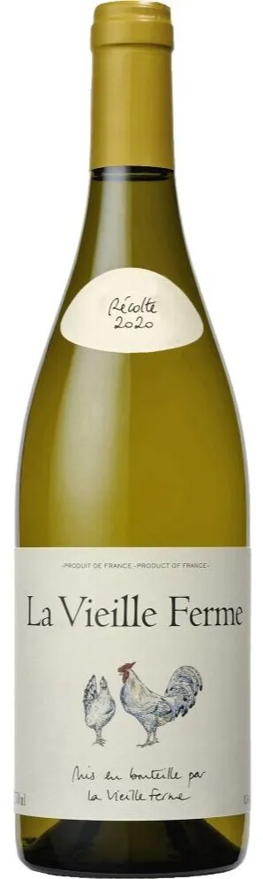 A. PERRIN ET FILS La Vieille Ferme, Blanc, 2020, Côtes du Rhône. Image de la bouteille