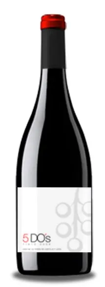 Abadia de Aribayos 5 DO's, Tinto, Red, 2012, Castilla y León. Bottle image
