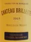 CHATEAU BRILLETTE (MOULIS-EN-MEDOC) Comte du Perier de Larsan, Rouge, 2015, Moulis ou Moulis-en-Médoc. Étiquette