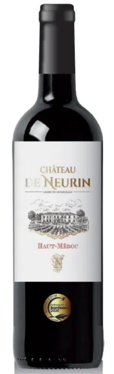 François Murcia CHATEAU DU NEURIN, Red, 2019, Haut-Médoc. Bottle image