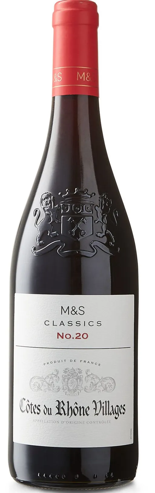 JEAN-MICHEL CHATELIER M&S CLASSICS, No.20, Red, 2021, Côtes du Rhône Villages. Bottle image