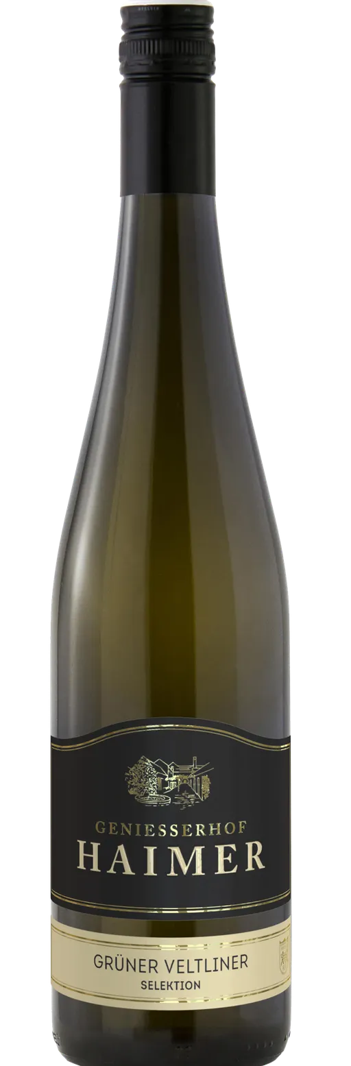 Geniesserhof Haimer Selektion, Blanco, 2021, Niederösterreich. Imagen de botella