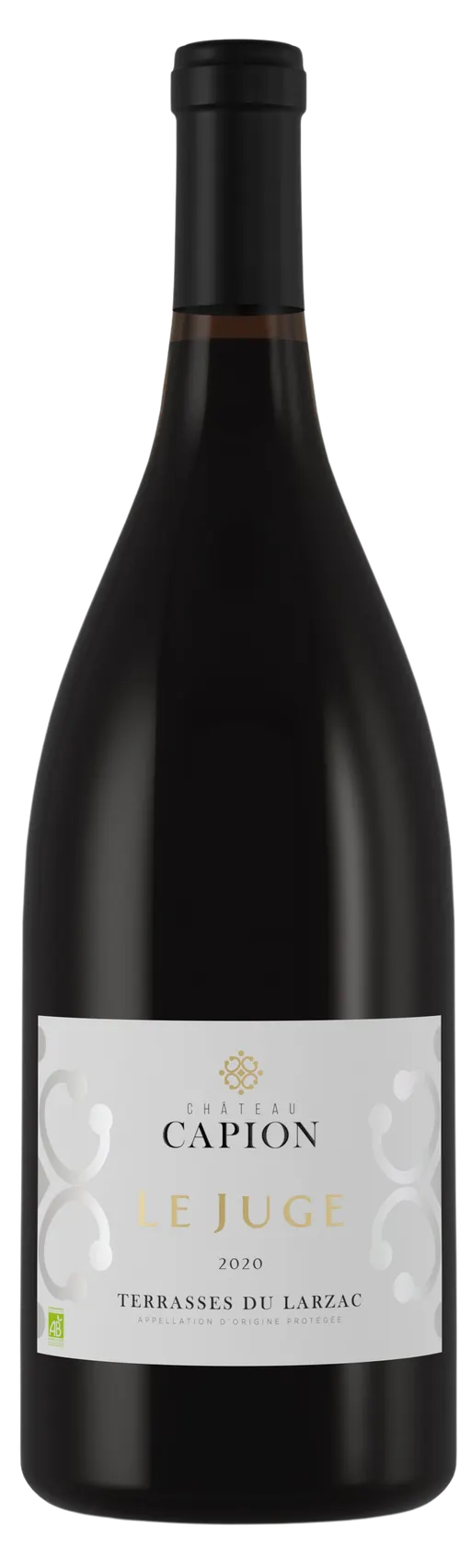 Château Capion LE JUGE, Red, 2020, Terrasses du Larzac. Bottle image