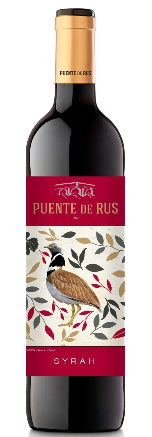 NTRA SRA DE RUS S.C. DE C-LM Puente de Rus Syrah, Red, 2022, La Mancha. Bottle image