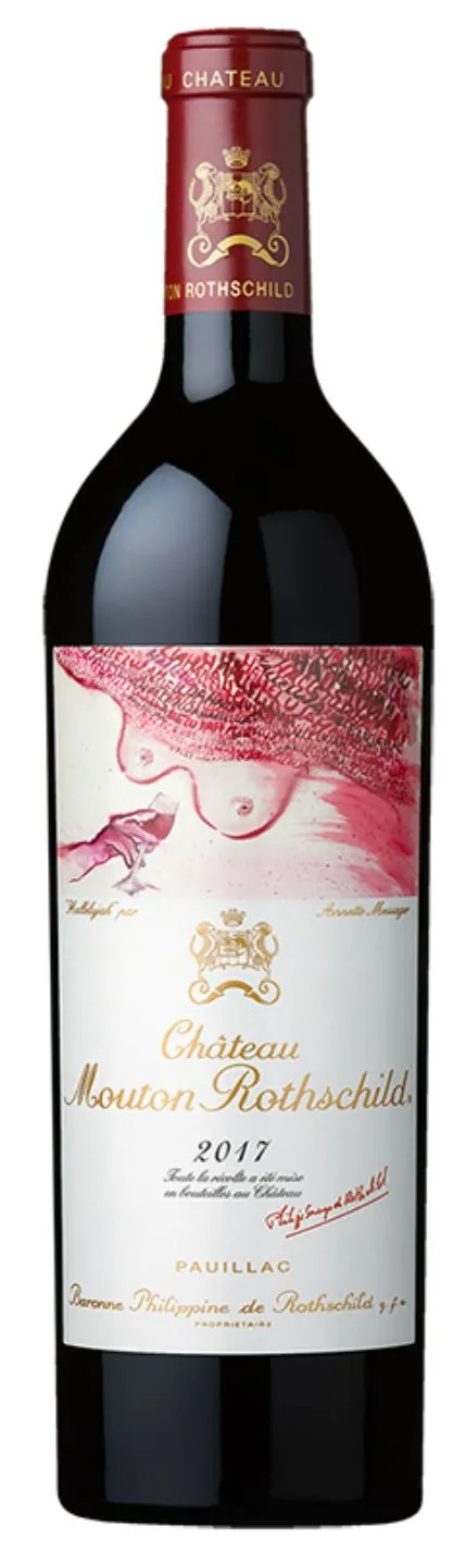 Château Mouton Rothschild, Premier Grand Cru Classé, Rosso, 2017, Pauillac. Immagine della bottiglia