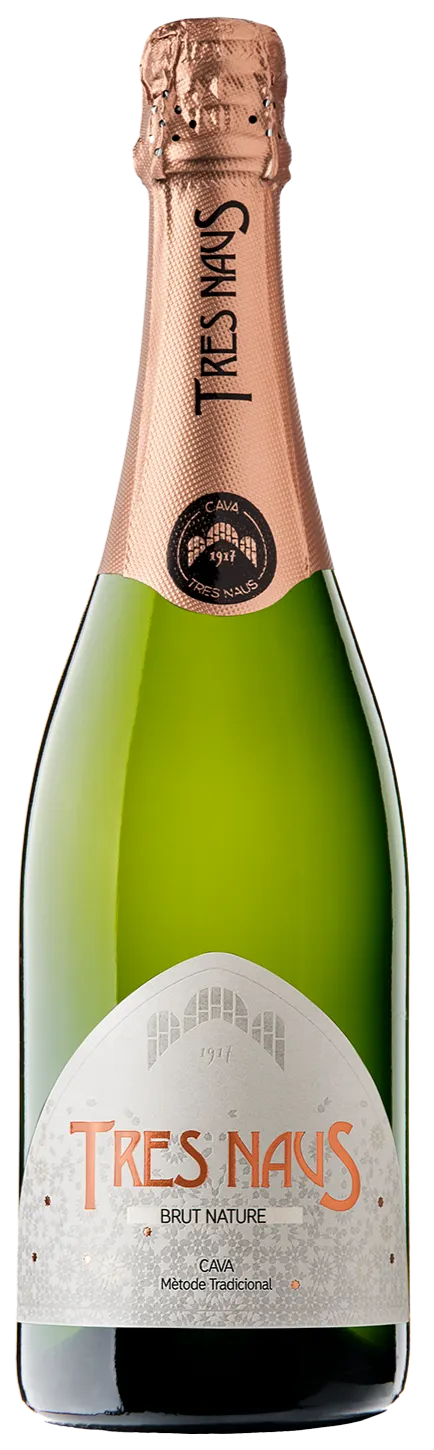 Domenio Wines by Cellers Domenys LES TRES NAUS, White, NV, Cava. Bottle image