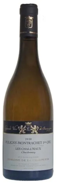 DOMAINE DE LA CHOUPETTE.GUTRIN FILS Domaine de la Choupette, Blanc, 2020, Puligny-Montrachet premier cru Les Chalumaux. Image de la bouteille