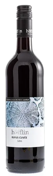 Weingut Höfflin, RUFUS Cuvée Löss, Tinto, 2021, Badischer Landwein. Imagen de botella