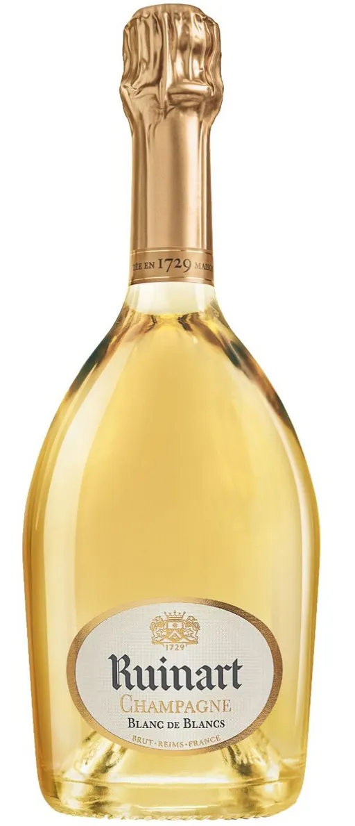 Champagne Ruinart, Blanc de Blancs, Blanc, NV, Champagne. Image de la bouteille