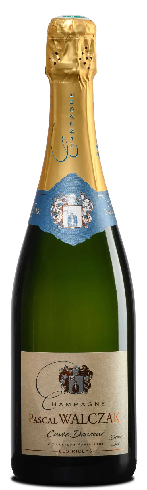EARL WALCZAK PERE ET FILS (LES RICEYS) Cuvée Douceur, White, 2019, Champagne. Bottle image