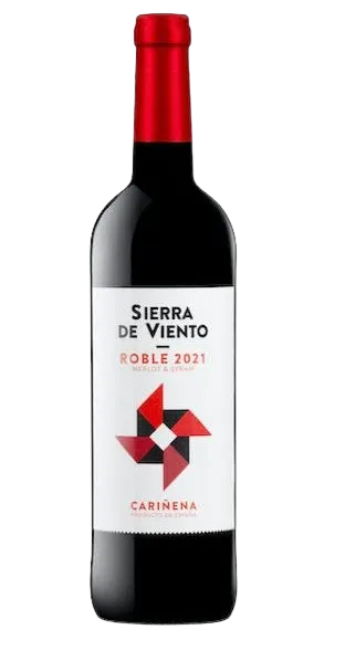 BODEGAS SAN VALERO,S.COOP. SIERRA DE VIENTO, Roble, Red, 2021, Cariñena. Bottle image