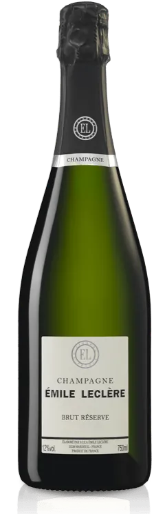 SCEA CHAMPAGNE EMILE LECLERE Champagne Émile Leclère, RESERVE, White, NV, Champagne. Bottle image